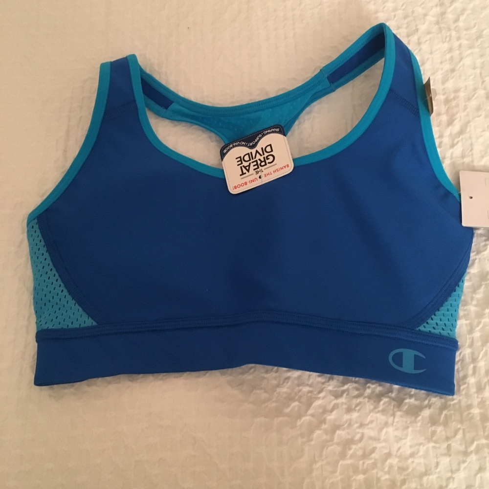 Blue Champion sports bra. Size S.